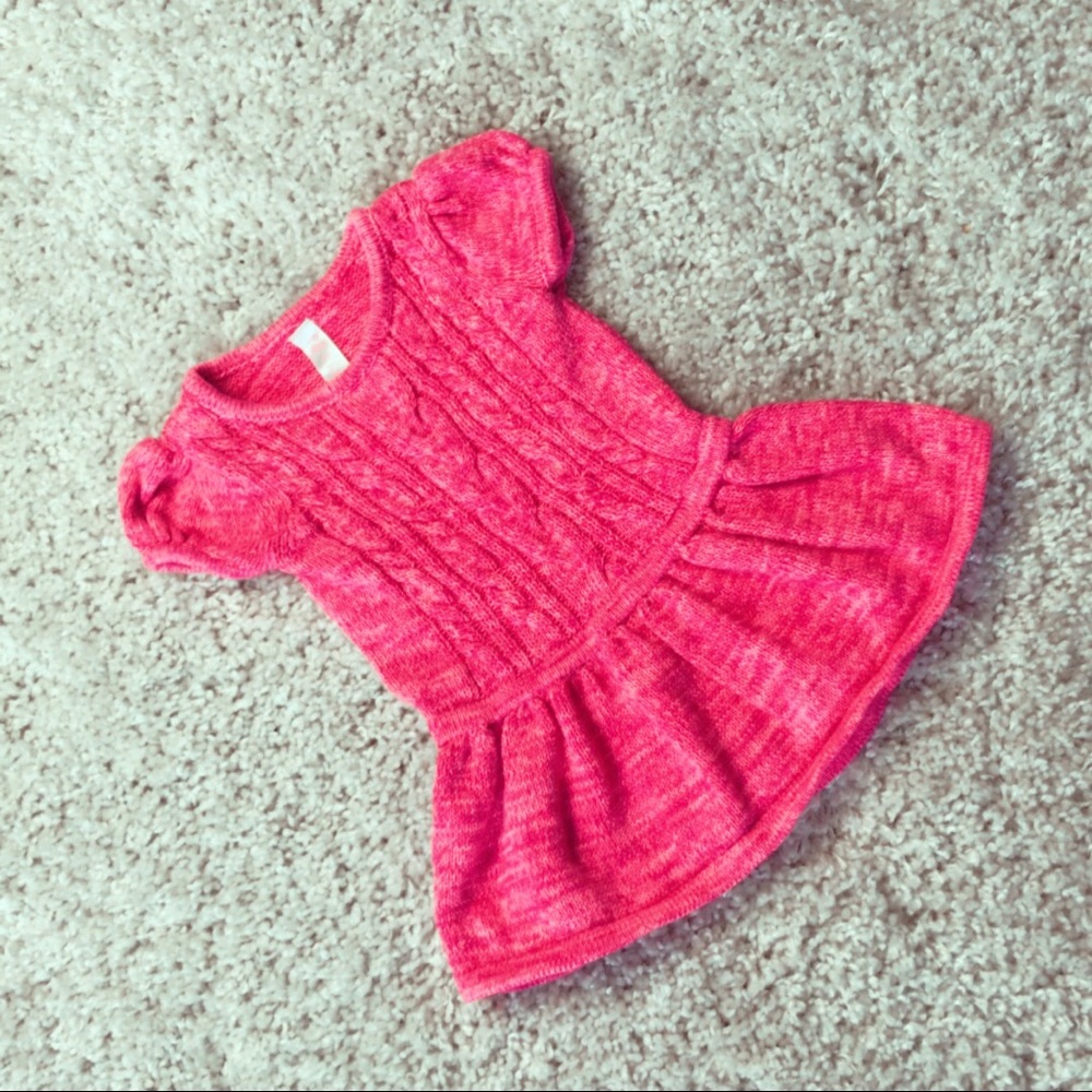 Pink Knit Tunic 18 Months Cherokee